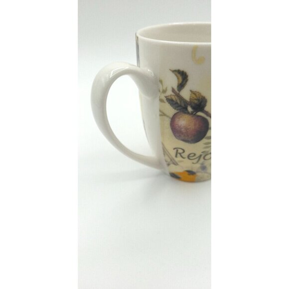 Vintage Religious Bird Psalm Scripture Ceramic Coffee Mug Sandy Lynam Clough Col - Picture 4 of 5